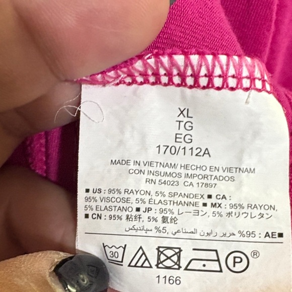 Old Navy Vibrant Pink Midi Dress, size XL - Picture 6 of 6